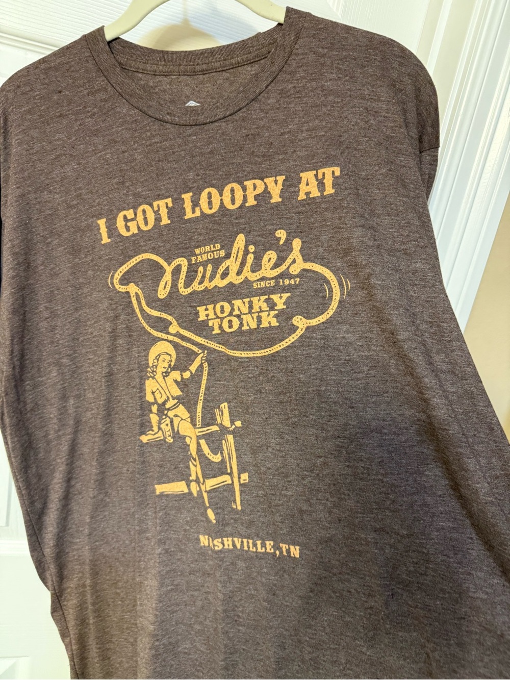 Nudie’s Honky Tonk Brown Graphic Tee